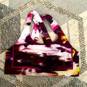 Lululemon multicolor bra, size 8